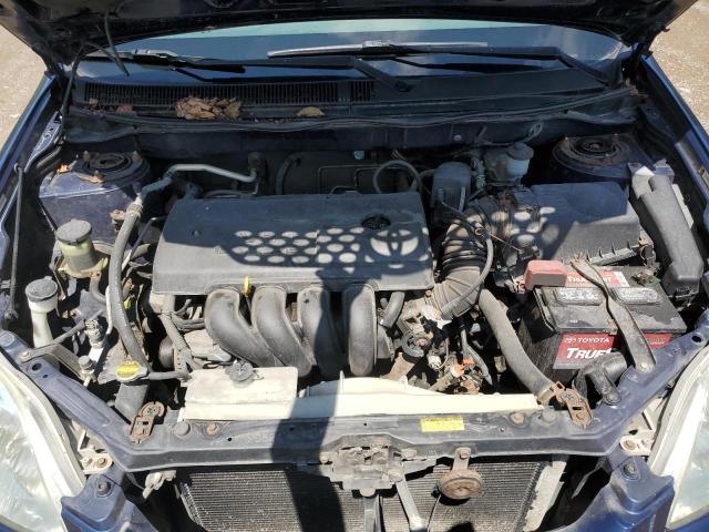 2T1KR32E93C094561 - 2003 TOYOTA COROLLA MA XR BLUE photo 11