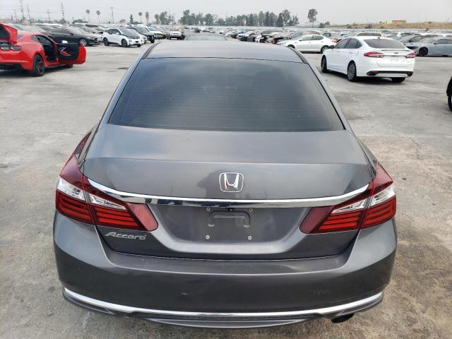 1HGCR2F39HA076940 - 2017 HONDA ACCORD LX GRAY photo 6