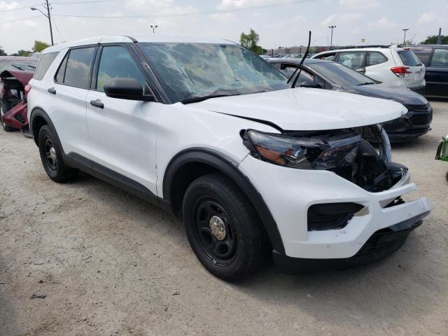 1FM5K8AB7LGC92803 - 2020 FORD EXPLORER POLICE INTERCEPTOR WHITE photo 4