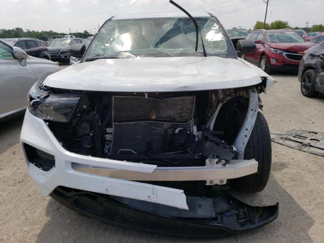 1FM5K8AB7LGC92803 - 2020 FORD EXPLORER POLICE INTERCEPTOR WHITE photo 5