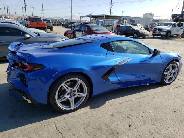 1G1YB2D46M5103799 - 2021 CHEVROLET CORVETTE STINGRAY 2LT BLUE photo 3