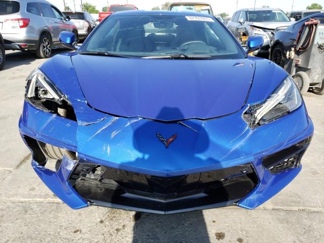 1G1YB2D46M5103799 - 2021 CHEVROLET CORVETTE STINGRAY 2LT BLUE photo 5