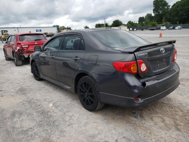 1NXBE40E59Z004589 - 2009 TOYOTA COROLLA XRS CHARCOAL photo 2