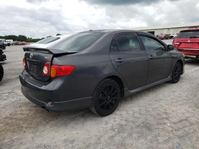 1NXBE40E59Z004589 - 2009 TOYOTA COROLLA XRS CHARCOAL photo 3