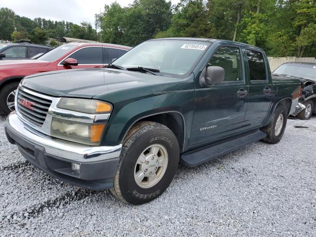 1GTCS136558172515 - 2005 GMC CANYON GREEN photo 1