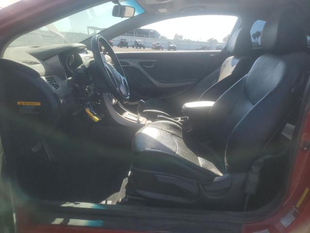 KMHDH6AE1DU001370 - 2013 HYUNDAI ELANTRA CO GS RED photo 7