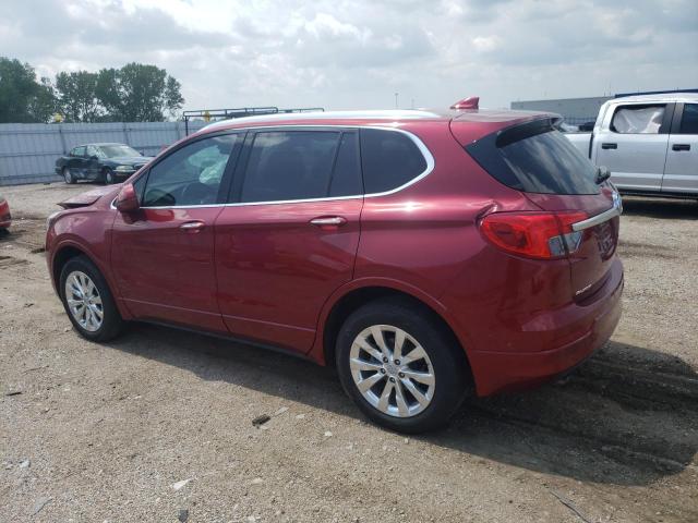 LRBFXDSA9HD123706 - 2017 BUICK ENVISION ESSENCE RED photo 2