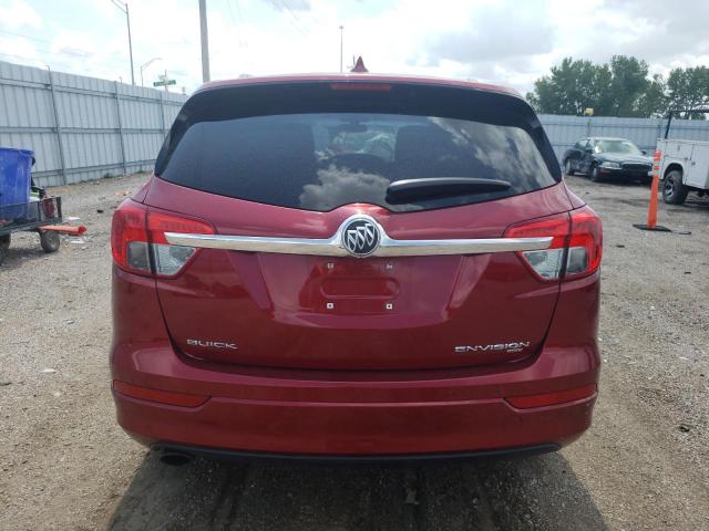 LRBFXDSA9HD123706 - 2017 BUICK ENVISION ESSENCE RED photo 6