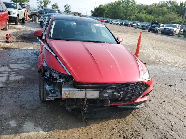 5NPEF4JA9LH031287 - 2020 HYUNDAI SONATA SEL RED photo 5