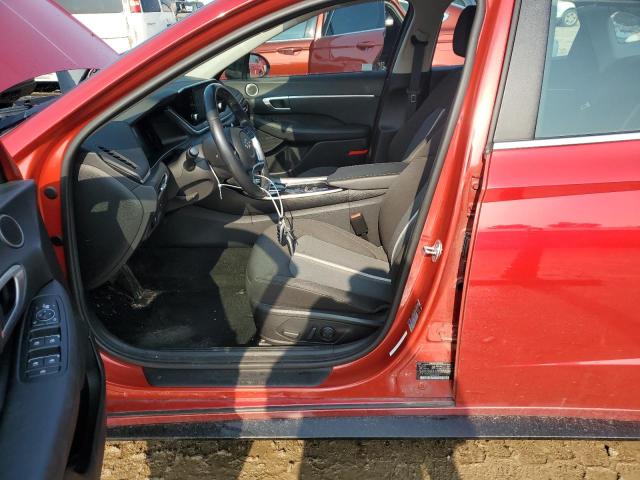 5NPEF4JA9LH031287 - 2020 HYUNDAI SONATA SEL RED photo 7