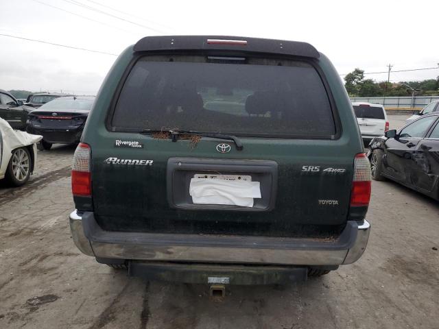 JT3HN86R2Y0322275 - 2000 TOYOTA 4RUNNER SR5 GREEN photo 6