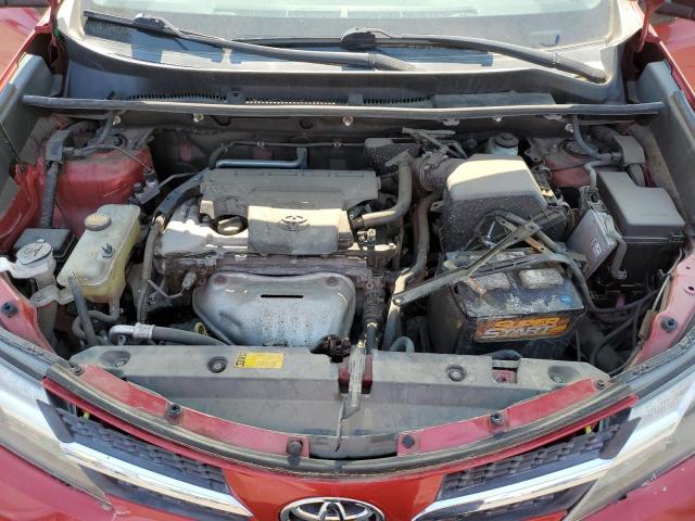 2T3YFREV6DW066001 - 2013 TOYOTA RAV4 LIMITED RED photo 12