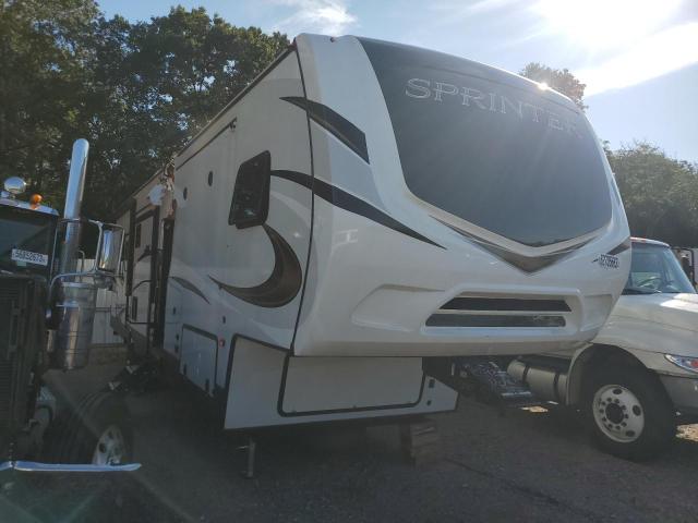 4YDF35B29M1532826 - 2021 KEYSTONE SPRINTER WHITE photo 1