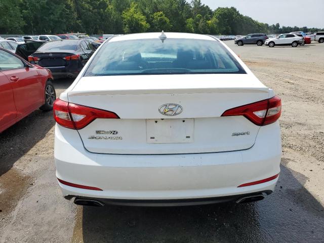 5NPE34AF9FH061530 - 2015 HYUNDAI SONATA SPORT WHITE photo 6