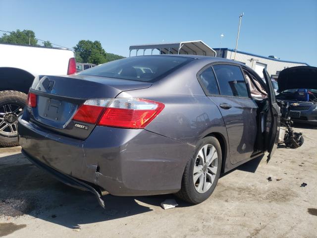 1HGCR2E30FA036681 - 2015 HONDA ACCORD LX GRAY photo 4