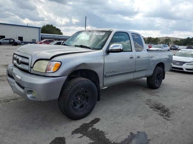 5TBRN34114S441029 - 2004 TOYOTA TUNDRA ACCESS CAB SR5 SILVER photo 1