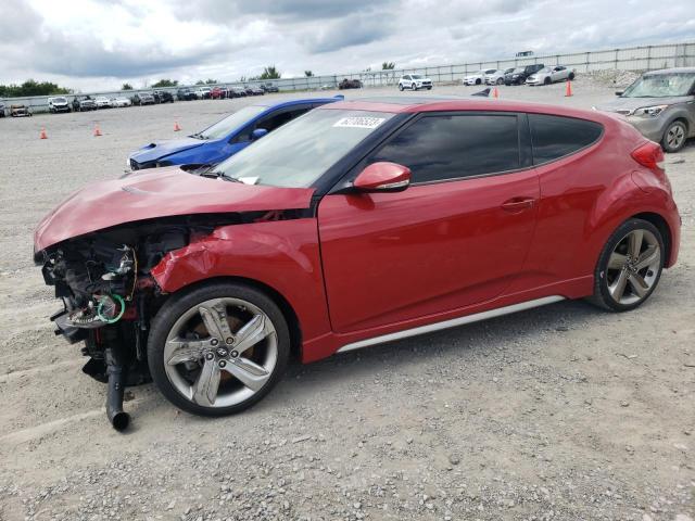 KMHTC6AE7DU111088 - 2013 HYUNDAI VELOSTER TURBO RED photo 1