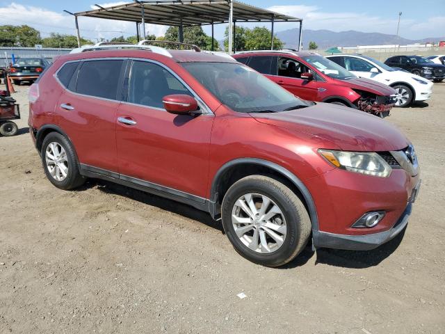 5N1AT2MT6EC866248 - 2014 NISSAN ROGUE S RED photo 4