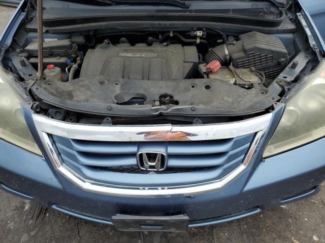 5FNRL38448B100154 - 2008 HONDA ODYSSEY EX BLUE photo 12