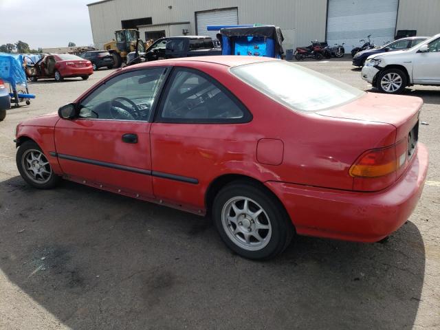 1HGEJ7224VL096572 - 1997 HONDA CIVIC HX RED photo 2