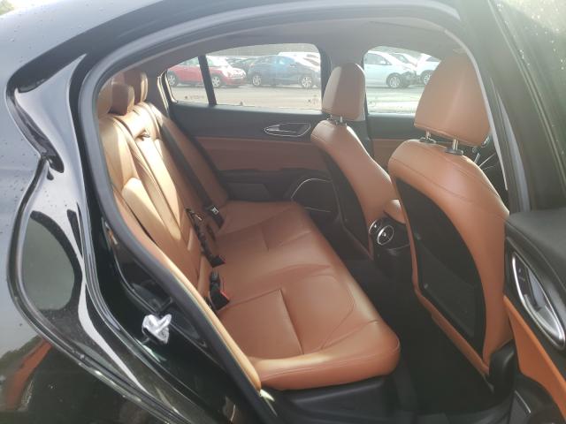 ZARFAEDNXJ7570421 - 2018 ALFA ROMEO GIULIA Q4 BLACK photo 6