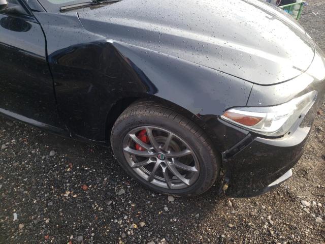 ZARFAEDNXJ7570421 - 2018 ALFA ROMEO GIULIA Q4 BLACK photo 9