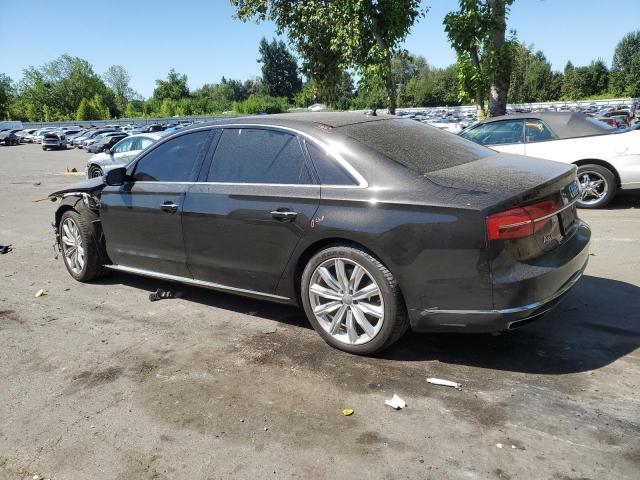 WAU34AFD2GN009424 - 2016 AUDI A8 L QUATTRO BLACK photo 2