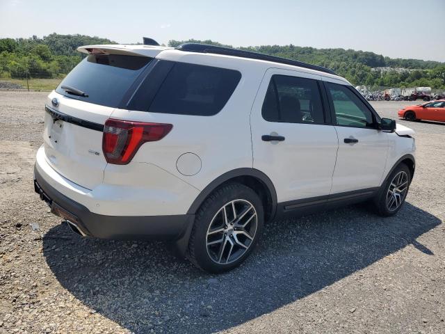 1FM5K8GT1HGE19956 - 2017 FORD EXPLORER SPORT 白色 照片 3