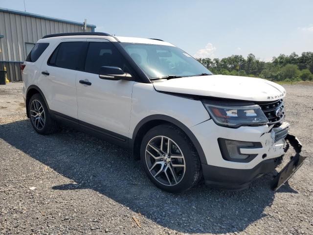 1FM5K8GT1HGE19956 - 2017 FORD EXPLORER SPORT 白色 照片 4