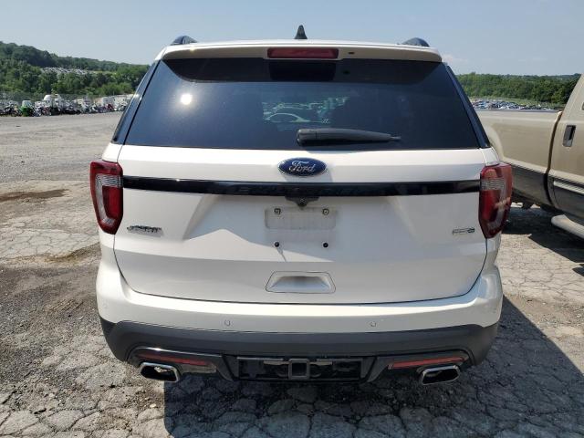 1FM5K8GT1HGE19956 - 2017 FORD EXPLORER SPORT 白色 照片 6