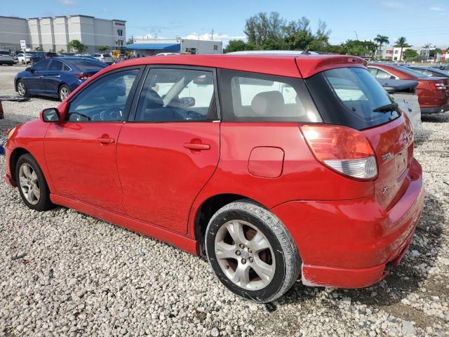 2T1KR32EX4C249197 - 2004 TOYOTA COROLLA MA XR RED photo 2