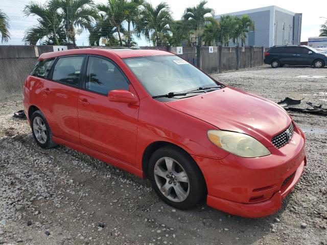 2T1KR32EX4C249197 - 2004 TOYOTA COROLLA MA XR RED photo 4