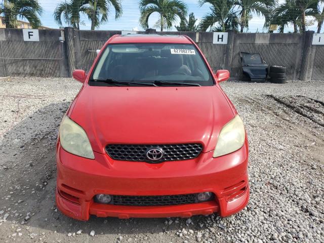2T1KR32EX4C249197 - 2004 TOYOTA COROLLA MA XR RED photo 5
