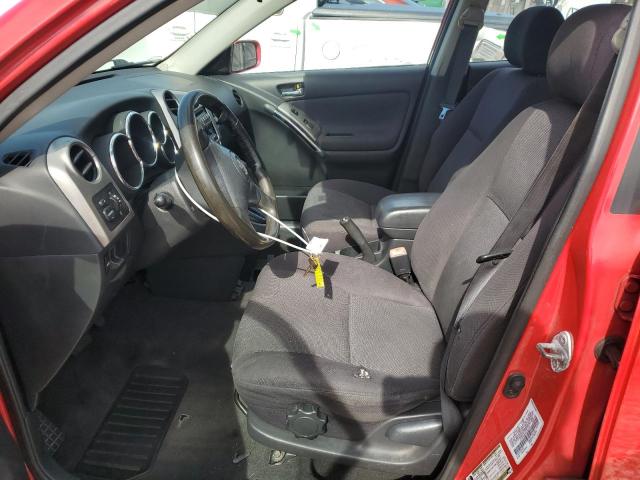 2T1KR32EX4C249197 - 2004 TOYOTA COROLLA MA XR RED photo 7