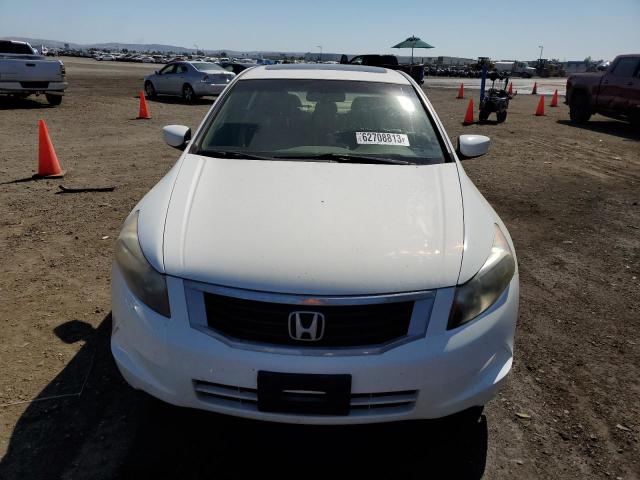 JHMCP26809C017540 - 2009 HONDA ACCORD EXL WHITE photo 5