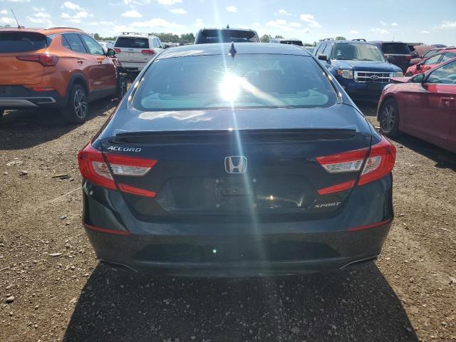 1HGCV1F38KA074593 - 2019 HONDA ACCORD SPORT أسود صورة 6