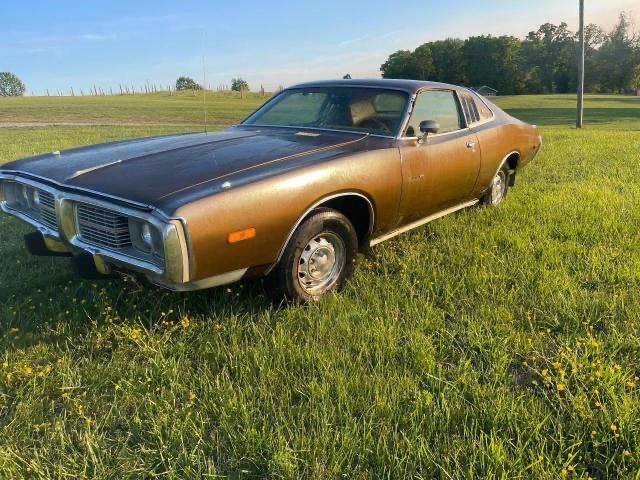WP29G3A157763 - 1973 DODGE CHARGER BROWN photo 1