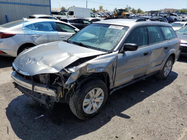 4S4BP60C586344607 - 2008 SUBARU OUTBACK GRAY photo 1