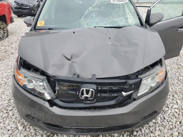 5FNRL5H68FB107232 - 2015 HONDA ODYSSEY EXL GRAY photo 12