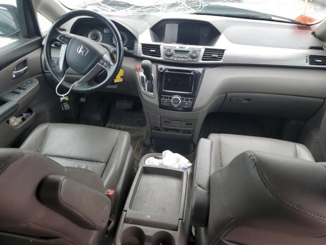 5FNRL5H68FB107232 - 2015 HONDA ODYSSEY EXL GRAY photo 8