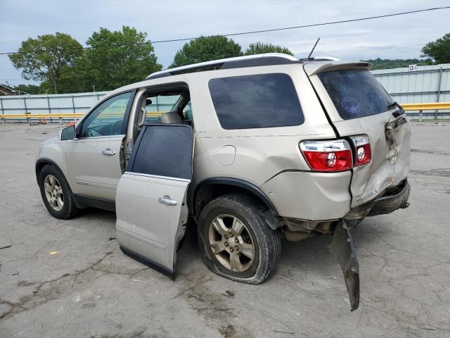 1GKER237X8J113688 - 2008 GMC ACADIA SLT-1 GOLD photo 2