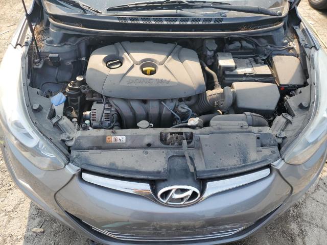 5NPDH4AE6EH516353 - 2014 HYUNDAI ELANTRA SE GRAY photo 11