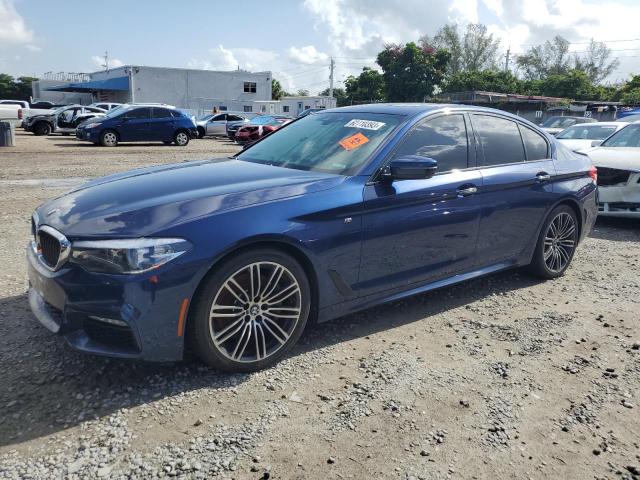 WBAJE7C50JG892004 - 2018 BMW 540 XI BLUE photo 1