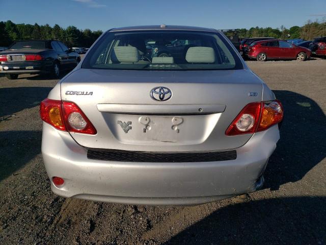 2T1BU40E49C135548 - 2009 TOYOTA COROLLA BASE SILVER photo 6