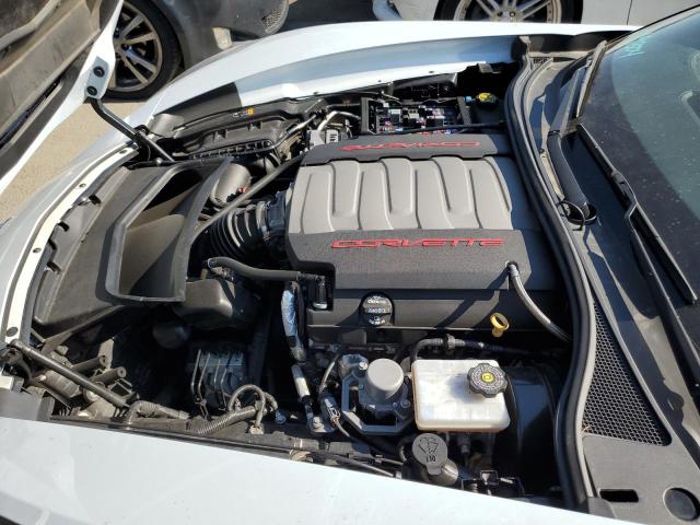 1G1YB2D70K5109072 - 2019 CHEVROLET CORVETTE STINGRAY 1LT WHITE photo 11