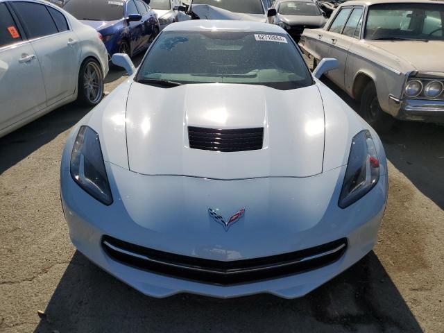 1G1YB2D70K5109072 - 2019 CHEVROLET CORVETTE STINGRAY 1LT WHITE photo 5