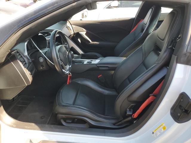 1G1YB2D70K5109072 - 2019 CHEVROLET CORVETTE STINGRAY 1LT WHITE photo 7