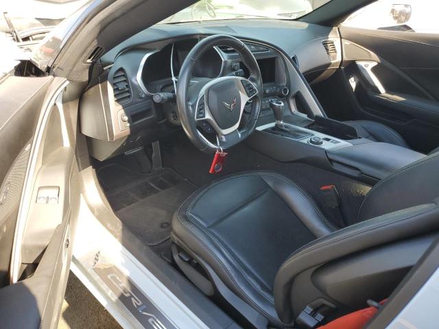 1G1YB2D70K5109072 - 2019 CHEVROLET CORVETTE STINGRAY 1LT WHITE photo 8