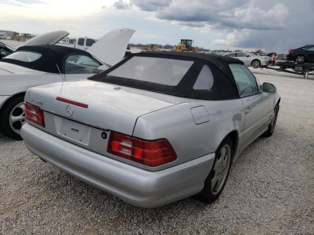 WDBFA68F41F195892 - 2001 MERCEDES-BENZ SL 500 SILVER photo 4