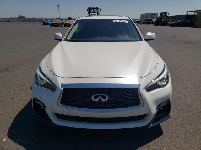 JN1EV7AP1KM513946 - 2019 INFINITI Q50 LUXE WHITE photo 5